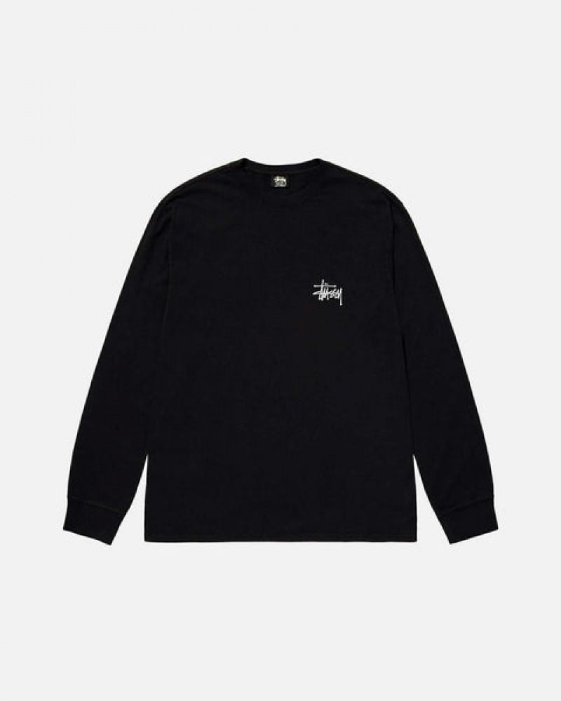 Női Stussy Basic Stussy Ls Tee Póló Fekete Magyarország | AHQ-4780