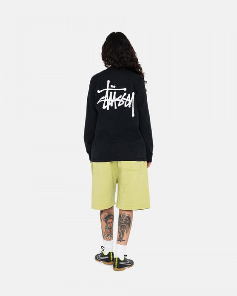 Női Stussy Basic Stussy Ls Tee Póló Fekete Magyarország | AHQ-4780