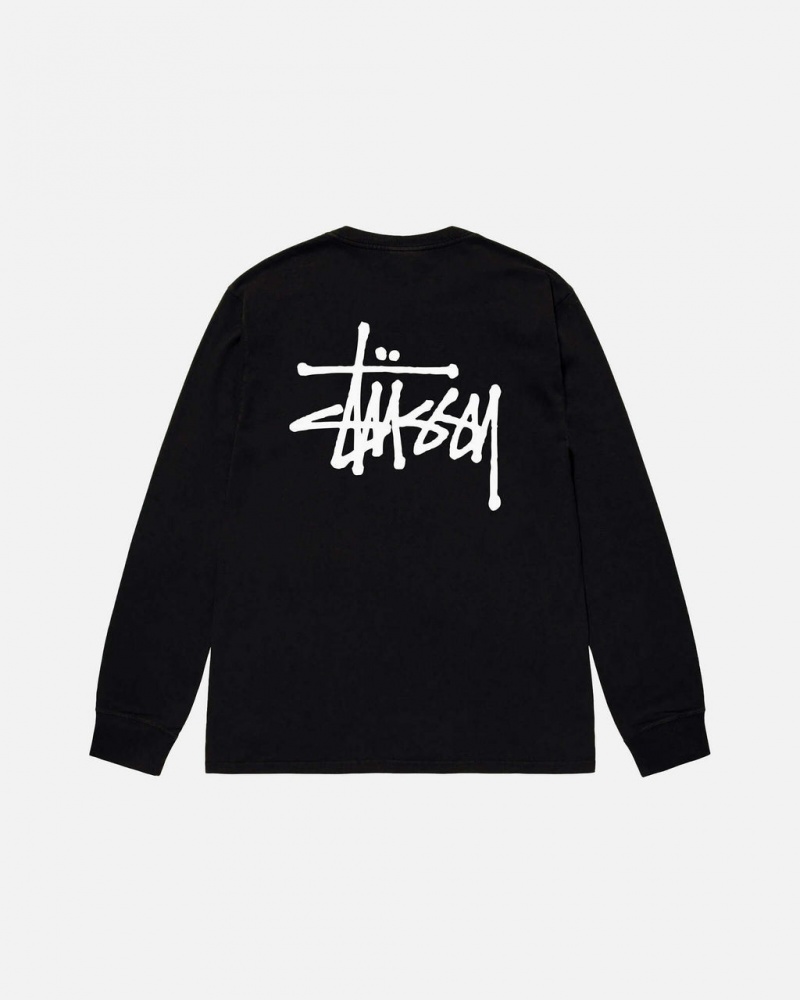 Női Stussy Basic Stussy Ls Tee Póló Fekete Magyarország | AHQ-4780