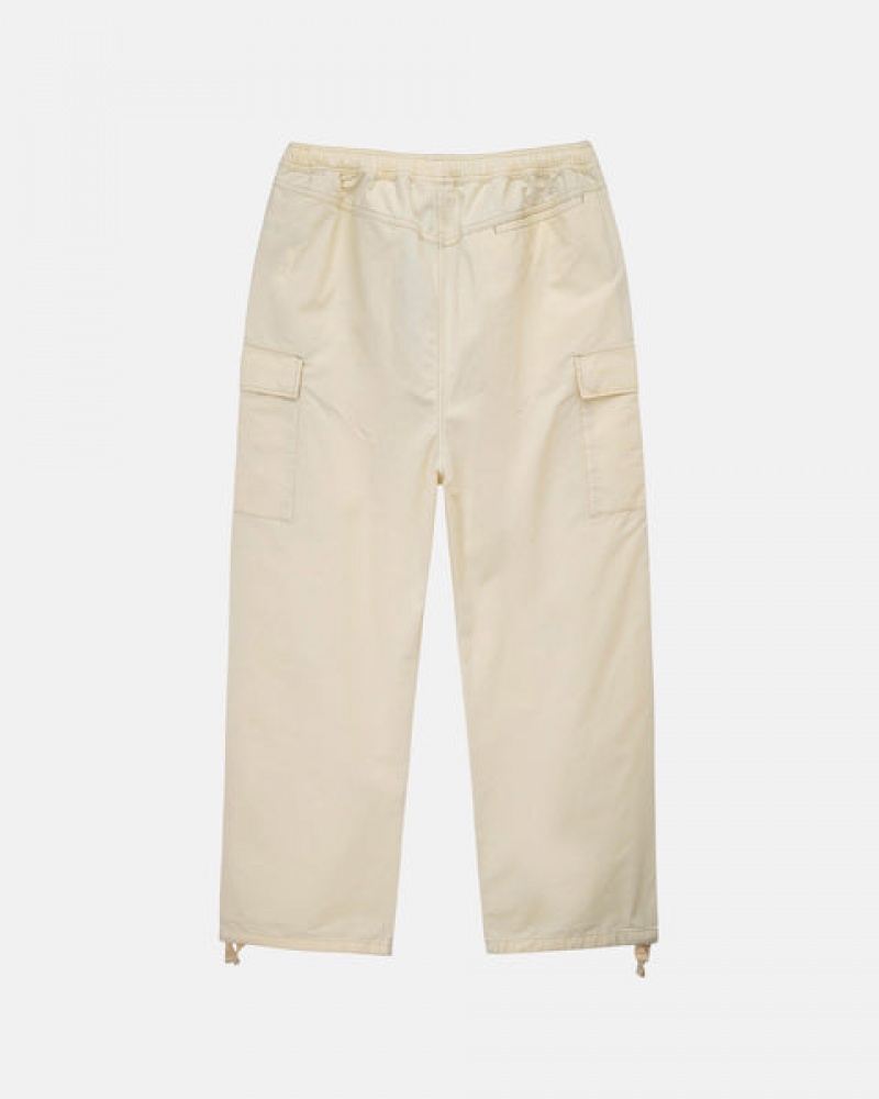 Női Stussy Beach Pant Ripstop Cargo Nadrág Krém Magyarország | JWT-6779