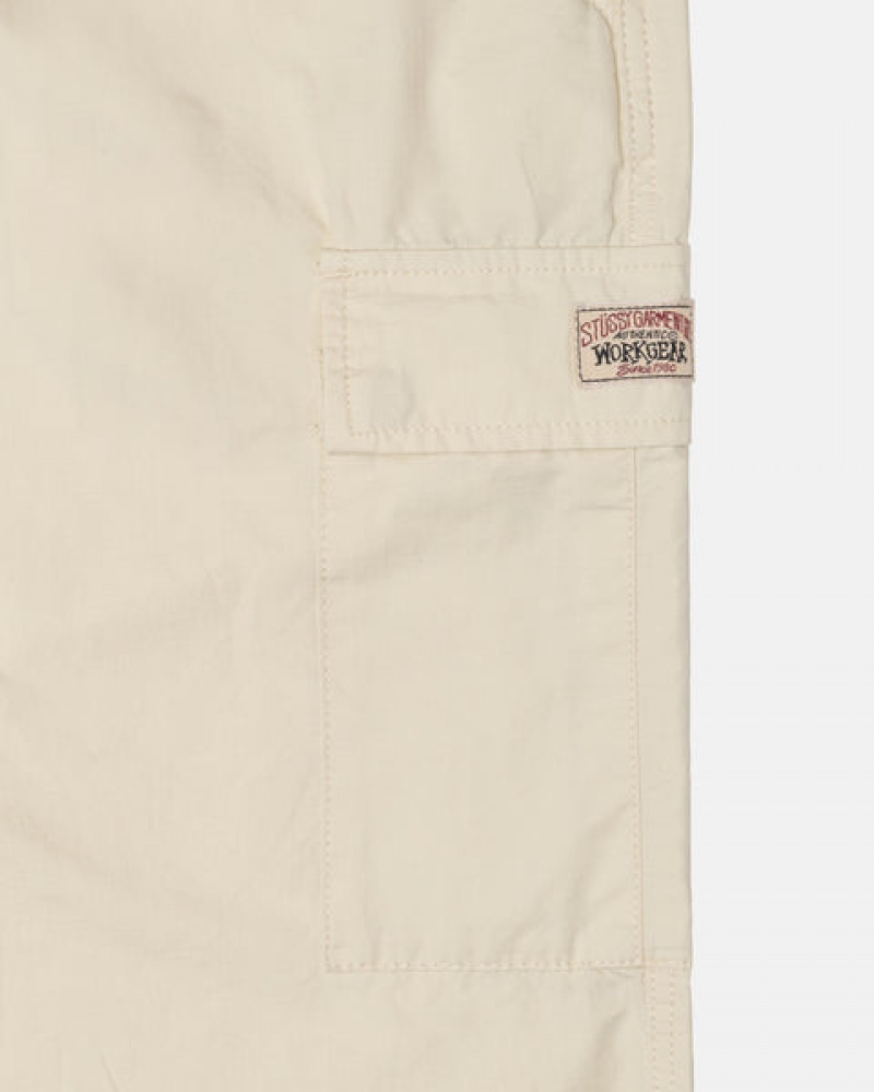 Női Stussy Beach Pant Ripstop Cargo Nadrág Krém Magyarország | JWT-6779