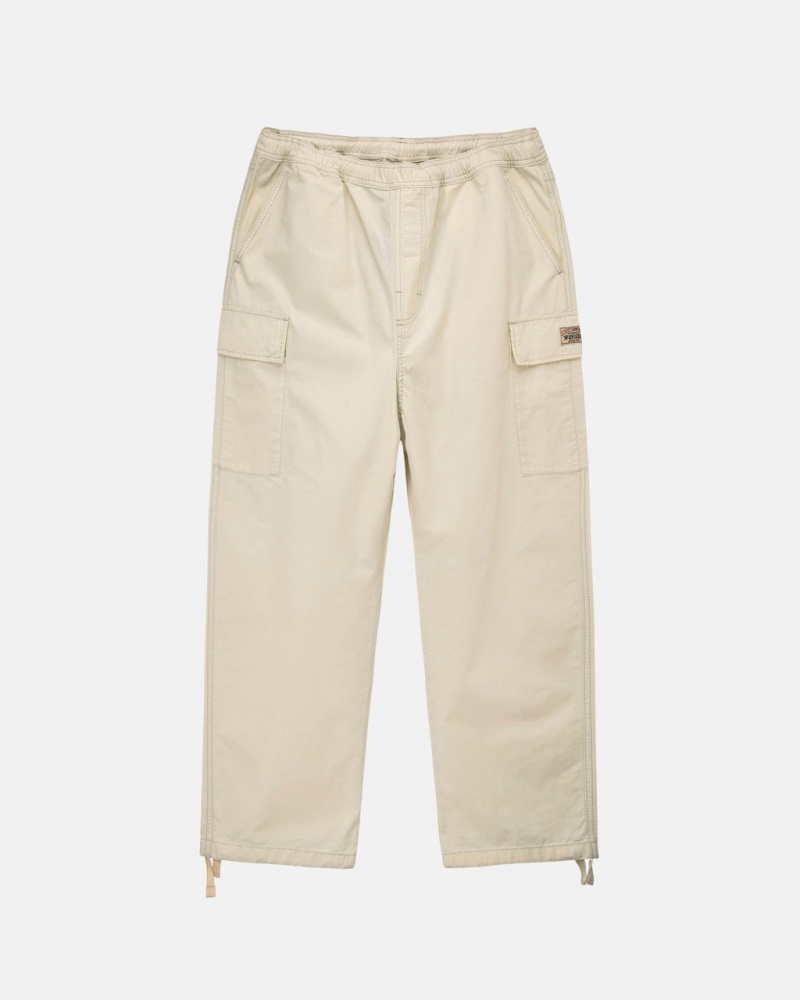 Női Stussy Beach Pant Ripstop Cargo Nadrág Krém Magyarország | JWT-6779