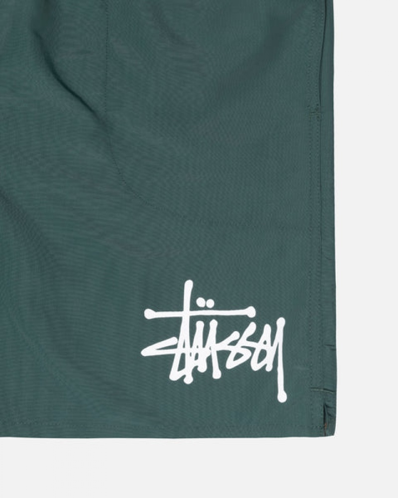 Női Stussy Big Basic Vizi Rövid Úszóruhák Zöld Magyarország | RVB-4363