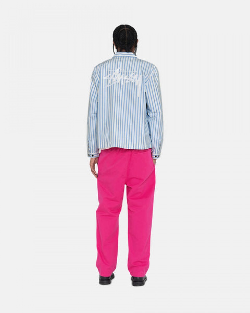 Női Stussy Brushed Beach Pant Nadrág Rózsaszín Magyarország | GUO-2622