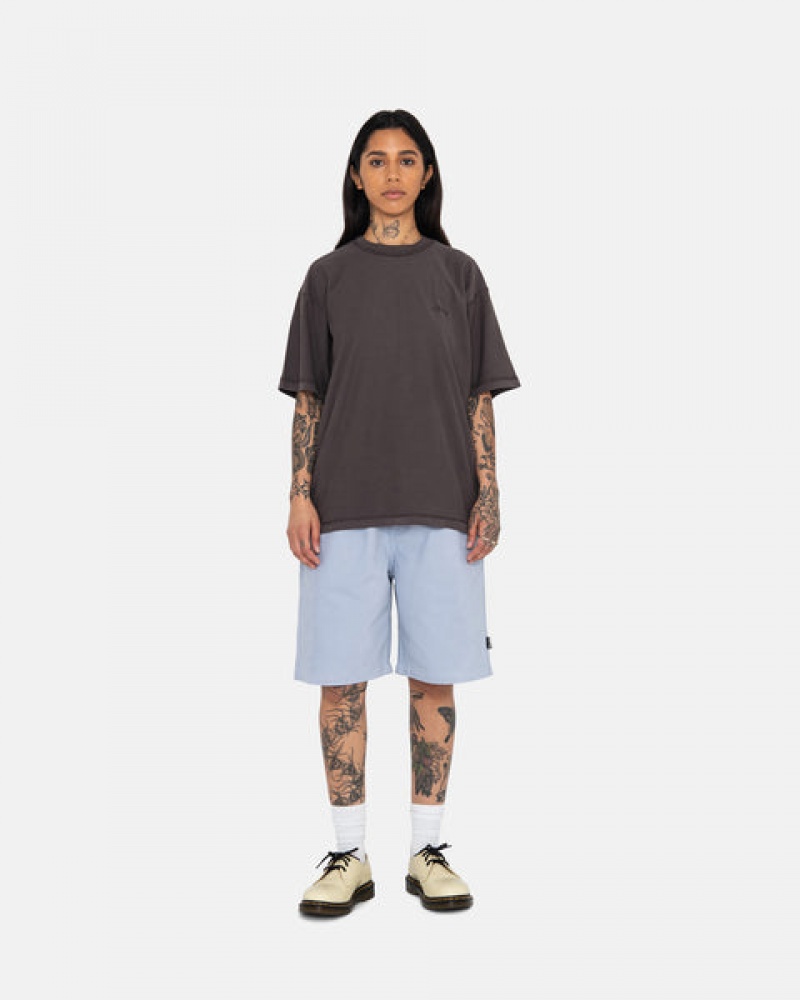 Női Stussy Brushed Beach Rövid Rövidnadrág Kék Magyarország | BAA-7488