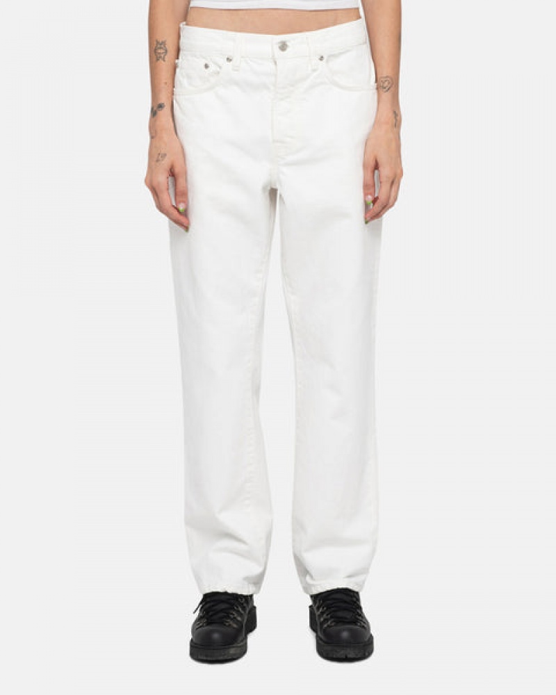 Női Stussy Classic Jean Overdyed Nadrág Bézs Magyarország | QJI-3574