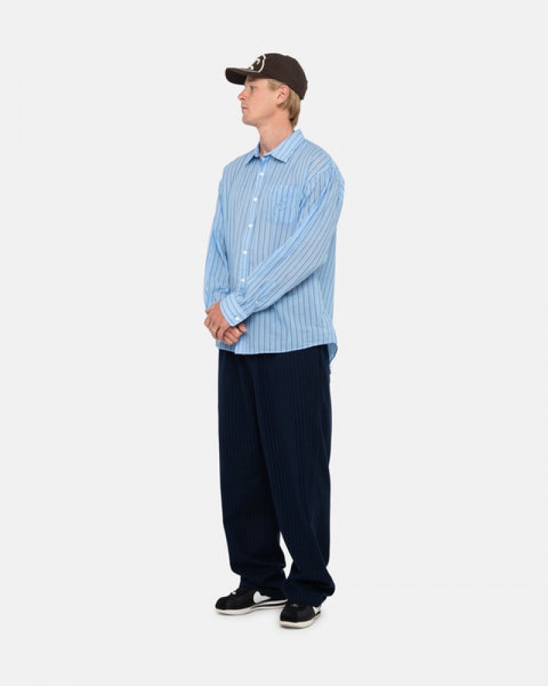 Női Stussy Light Weight Classic Shirt Ingek Kék Magyarország | GIN-5106