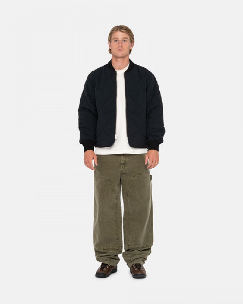 Női Stussy Munka Pant Vászon Nadrág Olivazöld Magyarország | UCA-5000