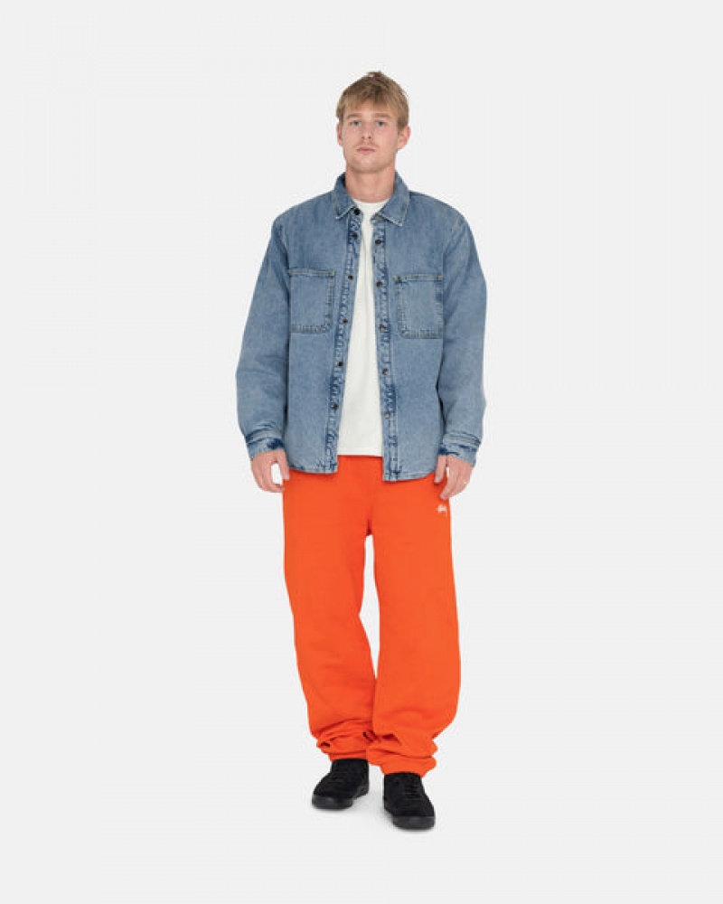 Női Stussy Overdyed Stock Logo Pant Pulóverek Narancssárga Magyarország | SIP-8498