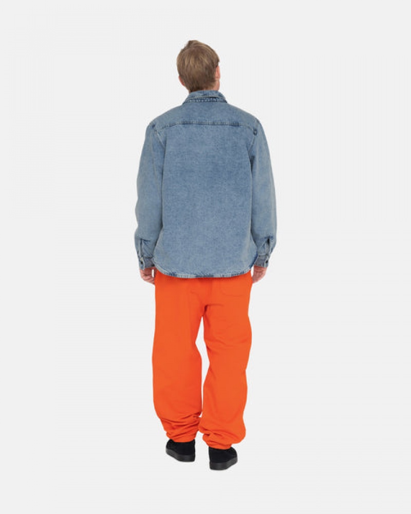 Női Stussy Overdyed Stock Logo Pant Pulóverek Narancssárga Magyarország | SIP-8498