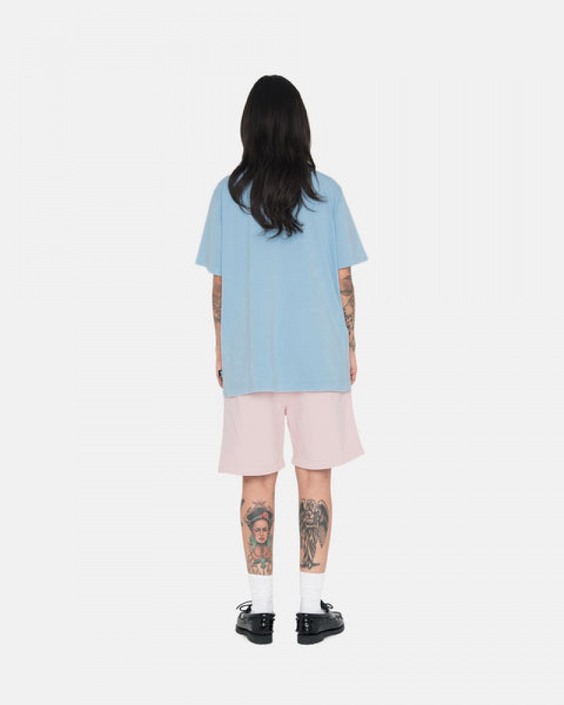 Női Stussy Overdyed Stock Logo Rövid Rövidnadrág Rózsaszín Magyarország | VRT-0046