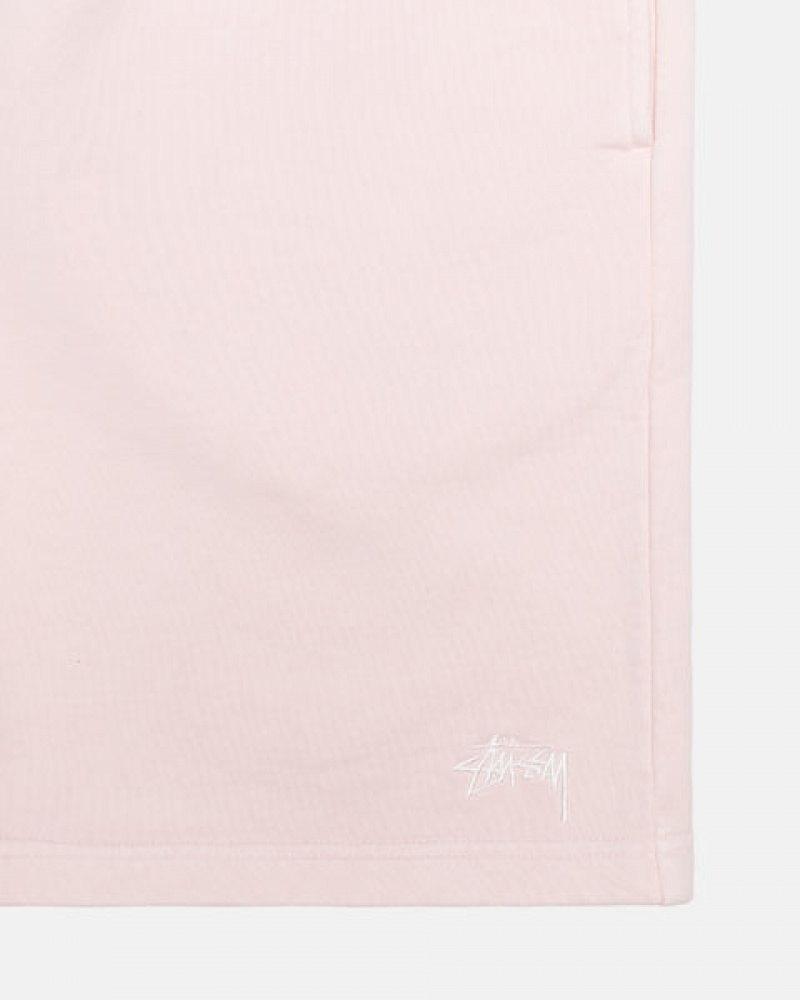 Női Stussy Overdyed Stock Logo Rövid Rövidnadrág Rózsaszín Magyarország | VRT-0046