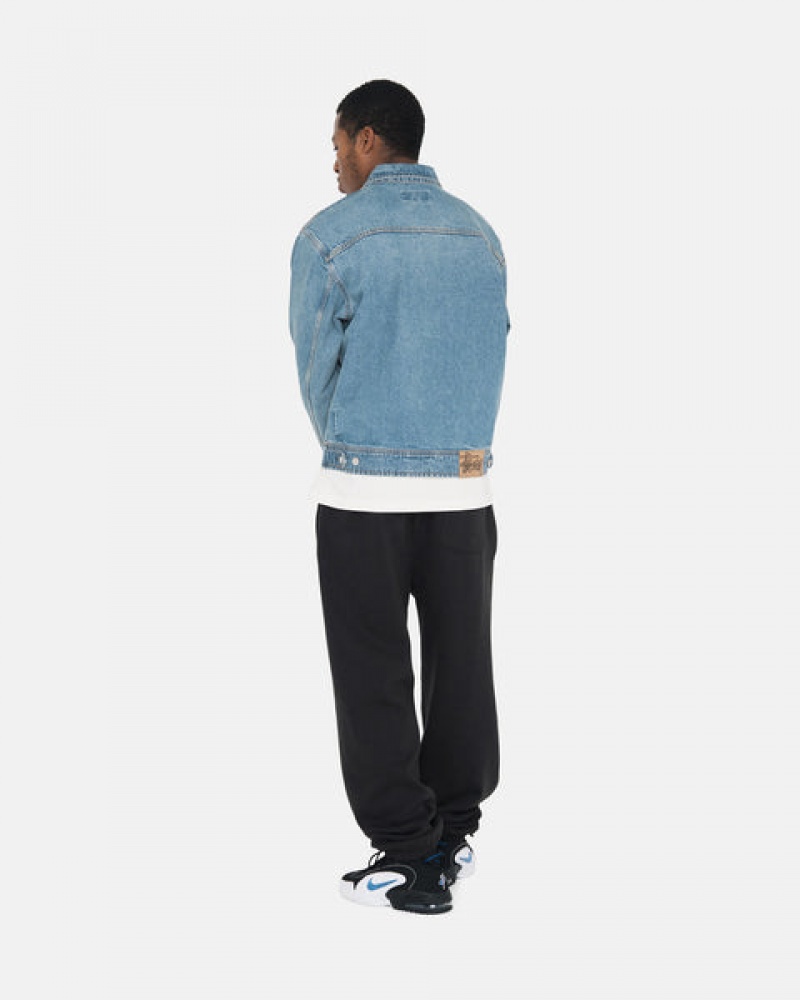 Női Stussy Overdyed Stock Logo Sweatpant Melegítő Nadrág Fekete Magyarország | ZFS-2127