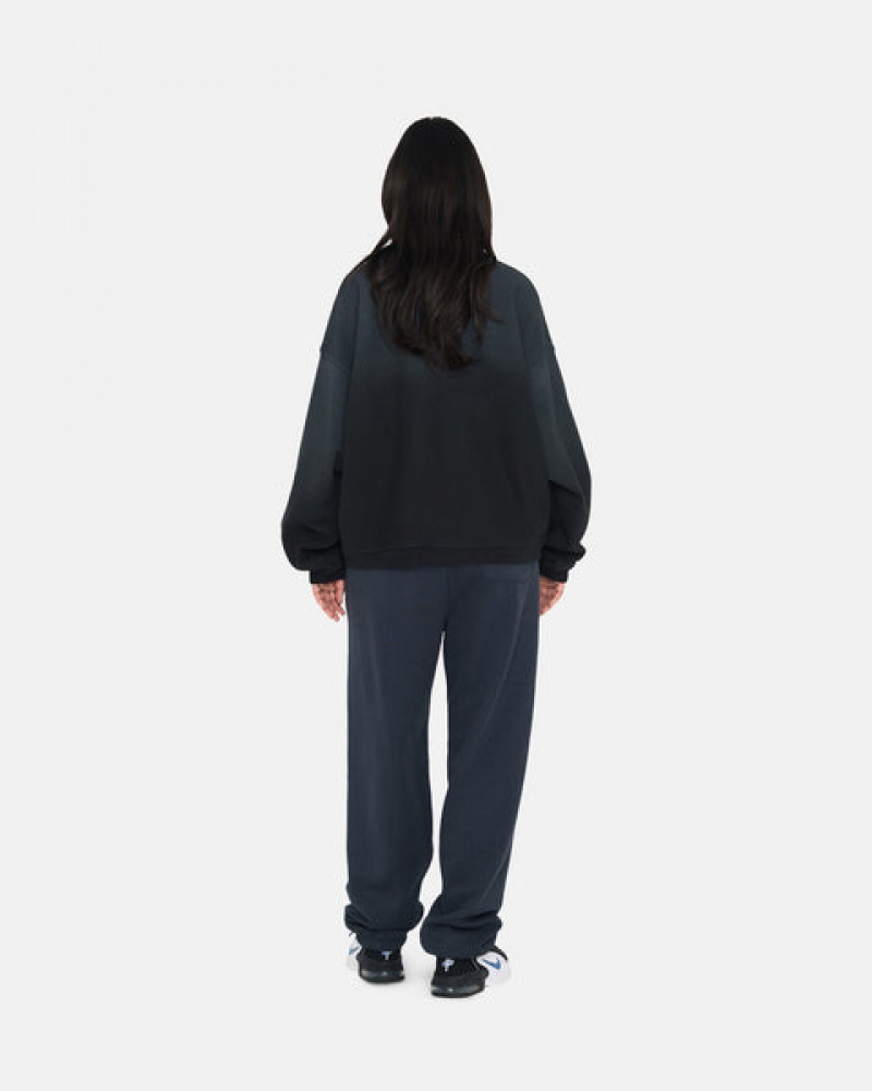 Női Stussy Overdyed Stock Logo Sweatpant Melegítő Nadrág Sötétkék Magyarország | YOR-9854