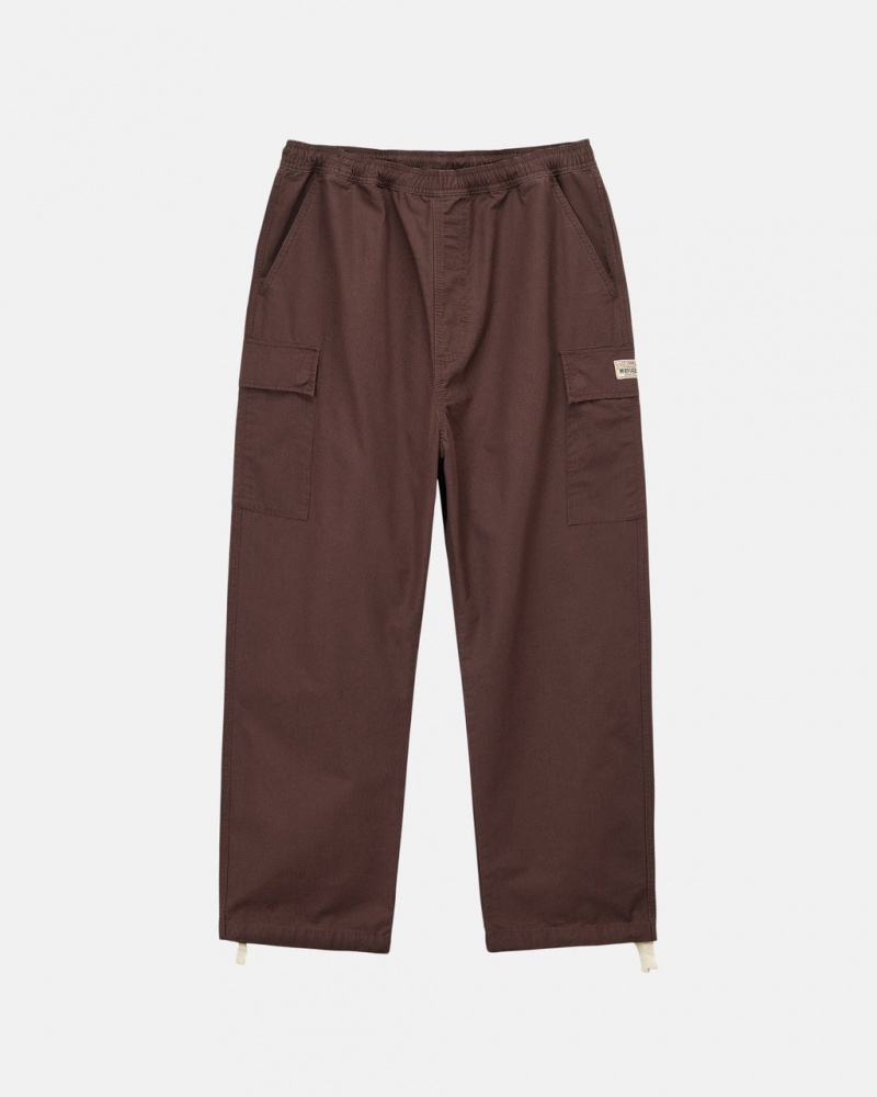 Női Stussy Ripstop Cargo Beach Pant Nadrág Barna Magyarország | HIP-7186