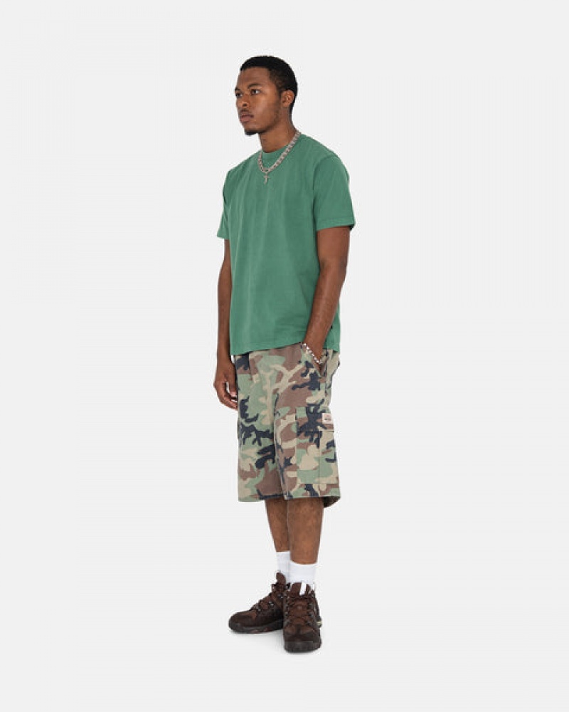 Női Stussy Ripstop Cargo Beach Rövid Rövidnadrág Camo Magyarország | ECS-8284