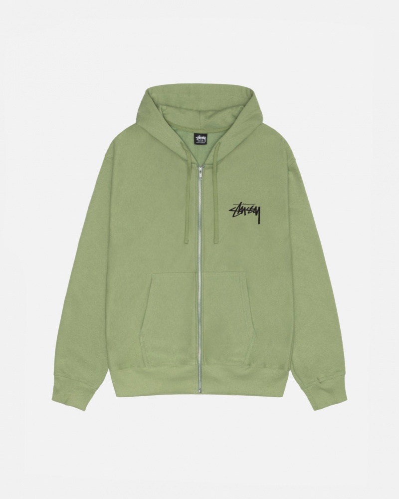 Női Stussy Skate Tough Zip Hoodie Kapucnis Pulóver Zöld Magyarország | CAV-6533