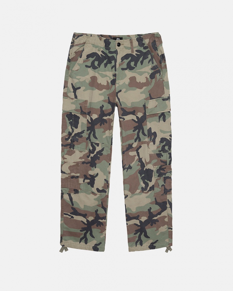 Női Stussy Surplus Cargo Ripstop Nadrág Camo Magyarország | NFL-2690