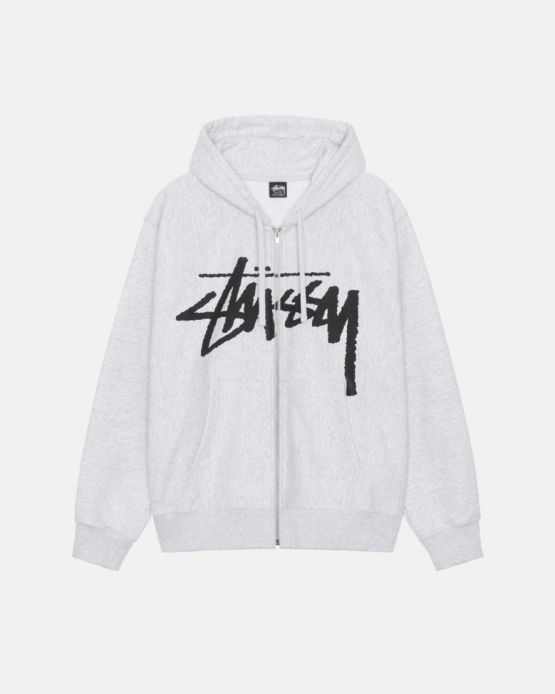 Női Stussy Venus Zip Hood Pulóverek Szürke Magyarország | STE-7231