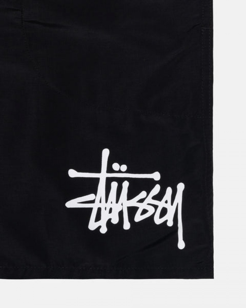 Női Stussy Vizi Rövid Big Basic Rövidnadrág Fekete Magyarország | WYP-5736