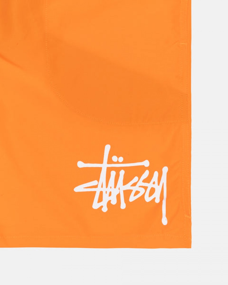 Női Stussy Vizi Rövid Big Basic Rövidnadrág Narancssárga Magyarország | WRI-5719