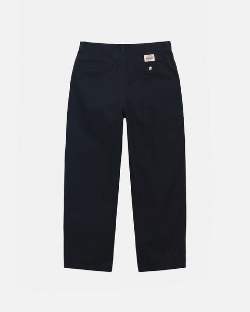 Női Stussy Workgear Trouser Twill Nadrág Fekete Magyarország | ONW-5498