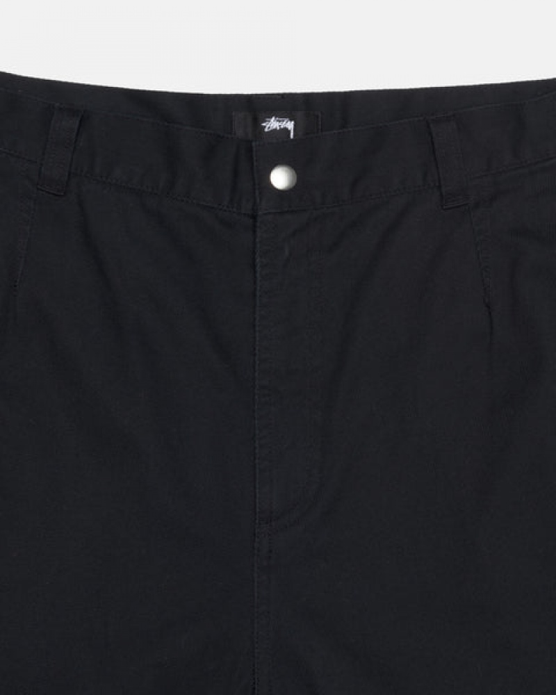 Női Stussy Workgear Trouser Twill Nadrág Fekete Magyarország | ONW-5498