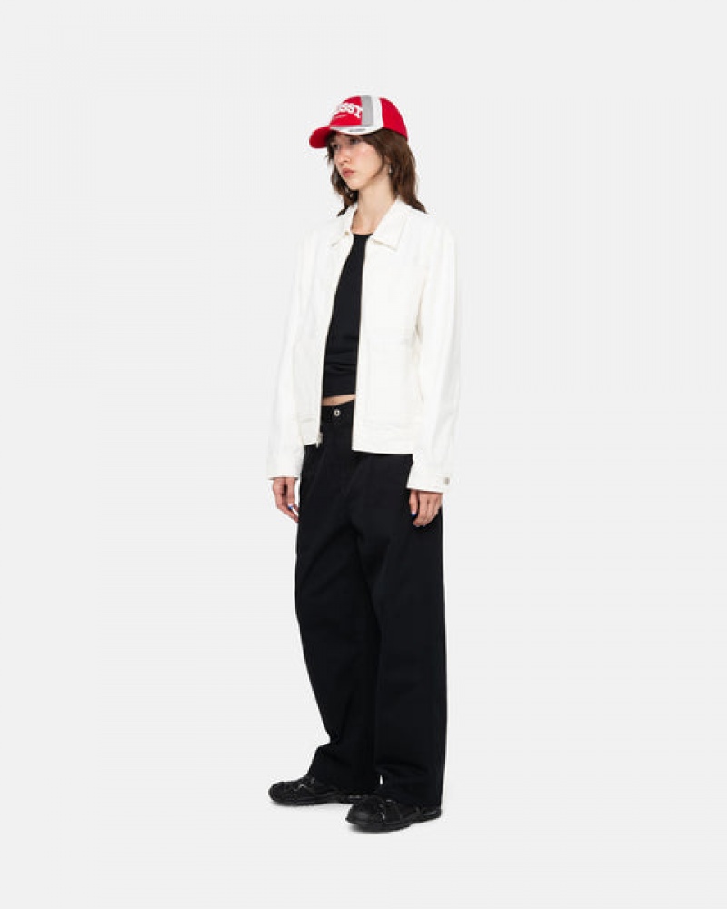 Női Stussy Workgear Trouser Twill Nadrág Fekete Magyarország | ONW-5498